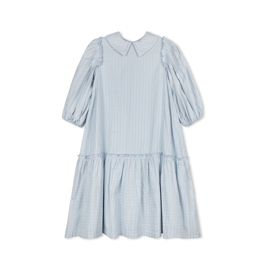 blue striped floral dress Strut & Bolt Striped Floral Lace Tube Maxi Dress (More Colors Available)