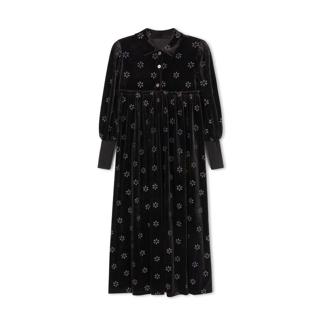 VELVET FLOWER MAXI