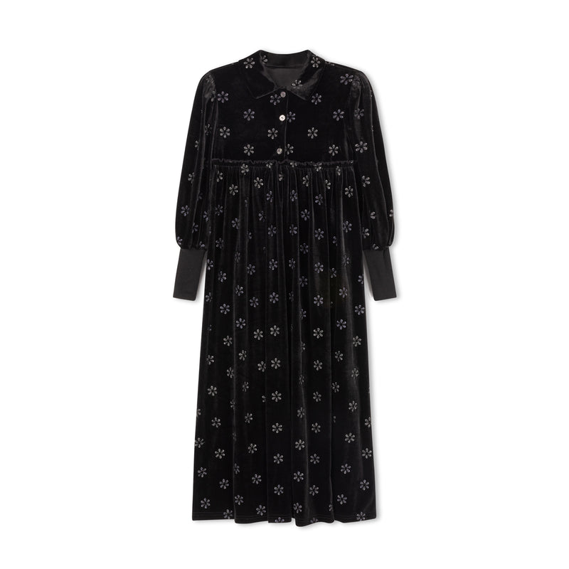VELVET FLOWER MAXI