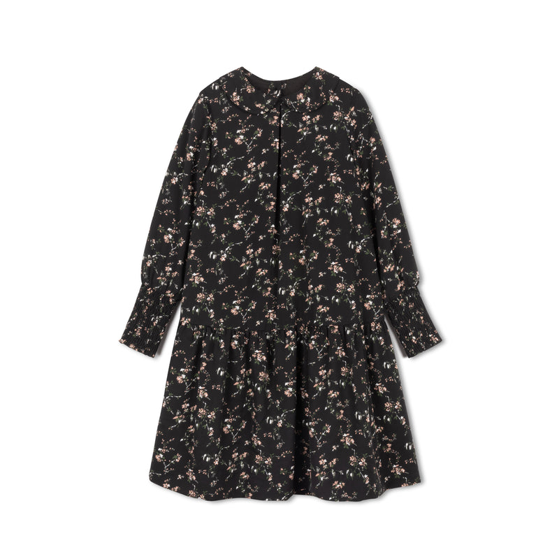 FLORAL COLLAR DRESS