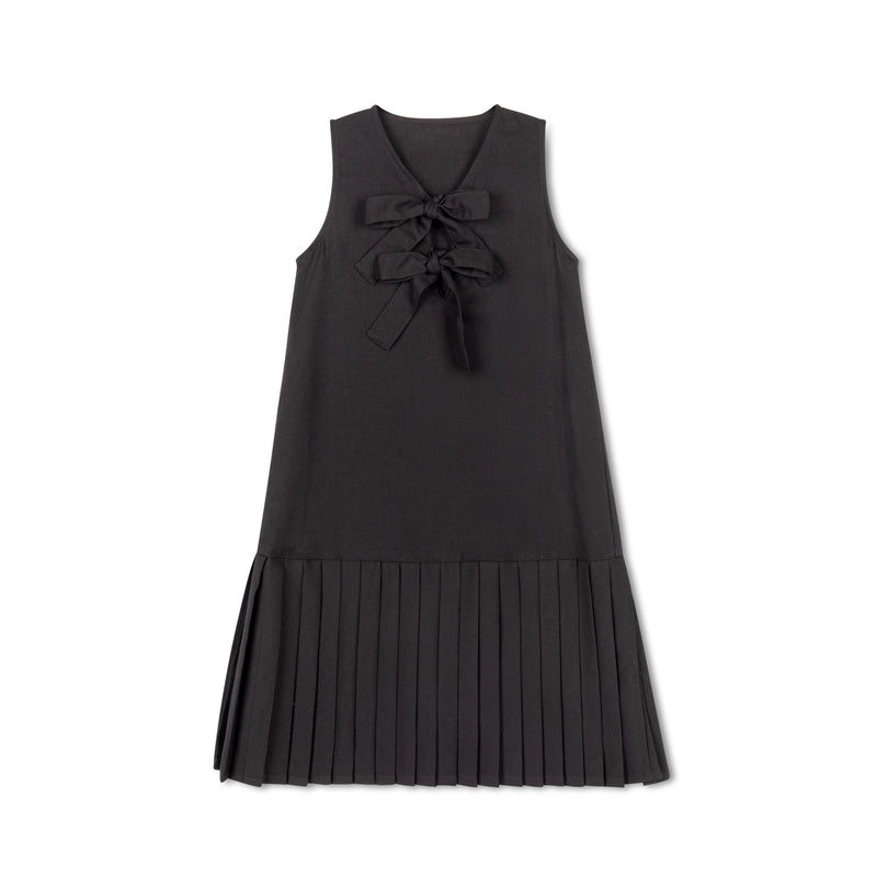 BLACK BOW JUMPER