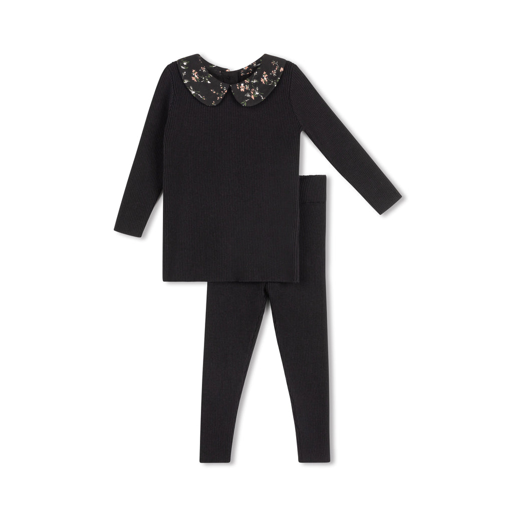 FLORAL COLLAR BABY SET