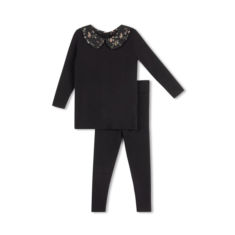 FLORAL COLLAR BABY SET