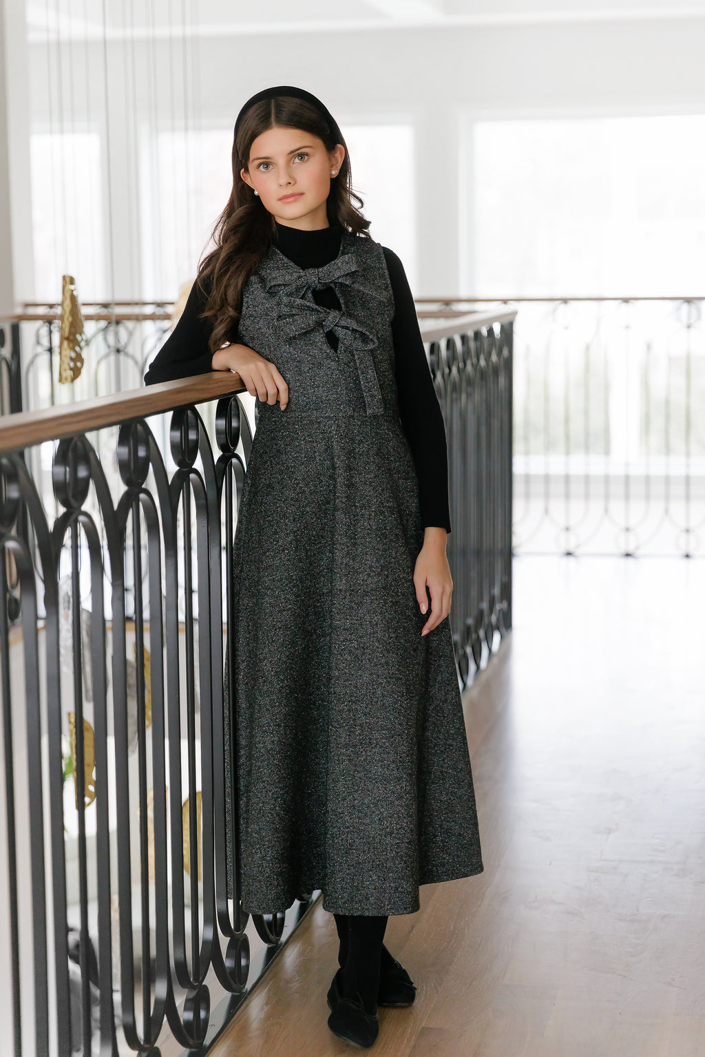 TWEED BOW MIDI