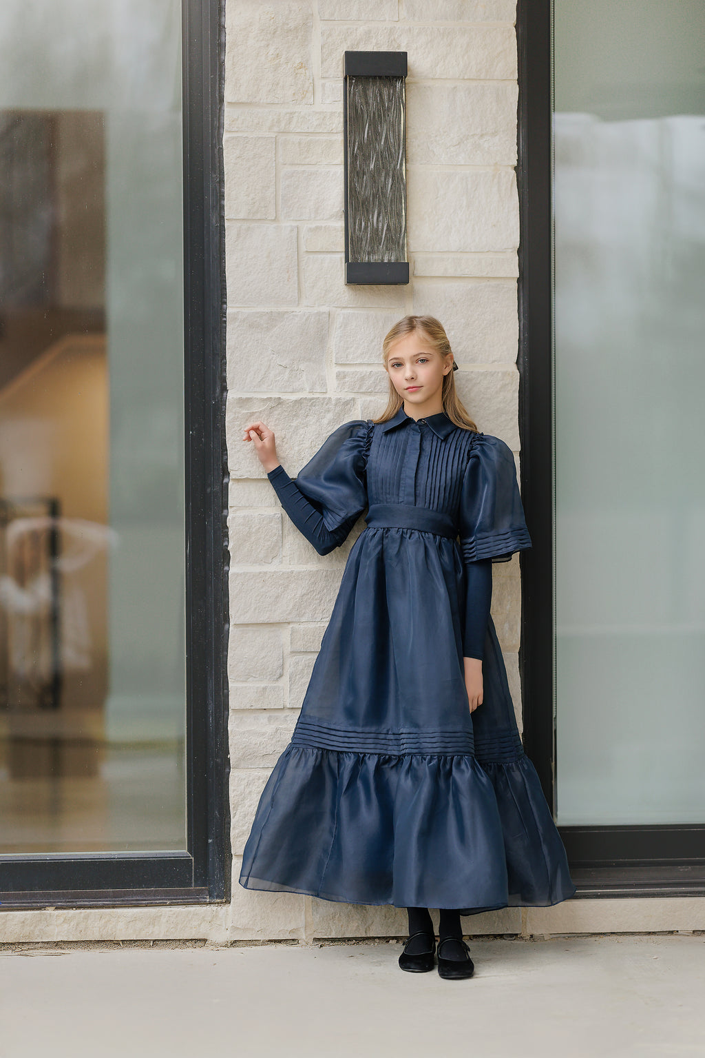 BLUE SPECIAL OCCASION DRESS
