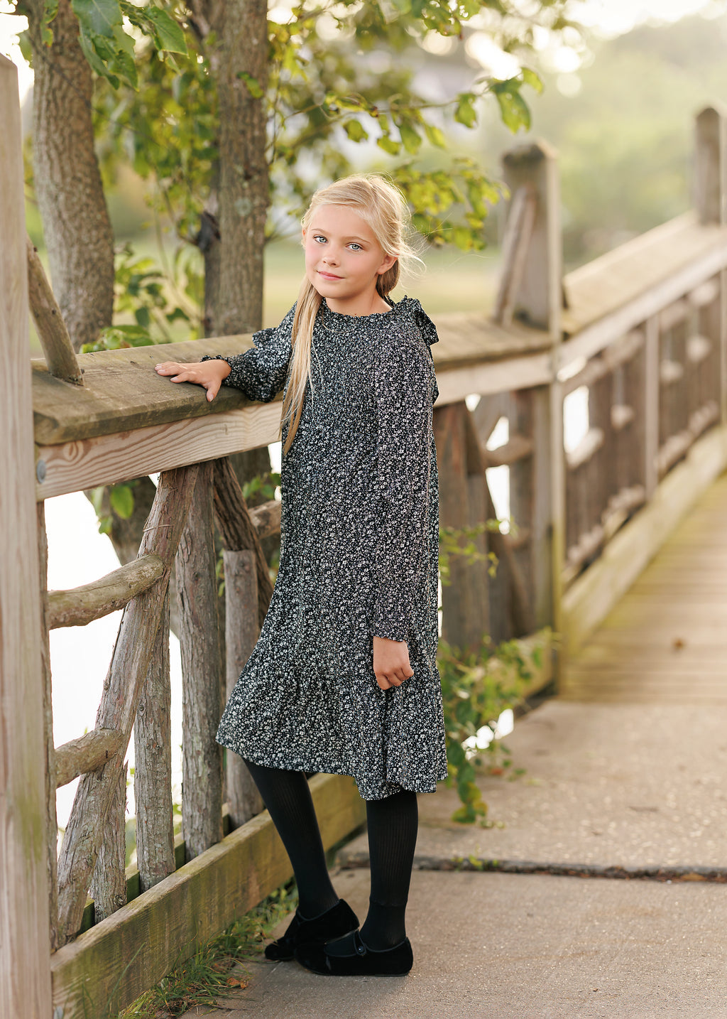 SMOCKED DRESS- FLORAL
